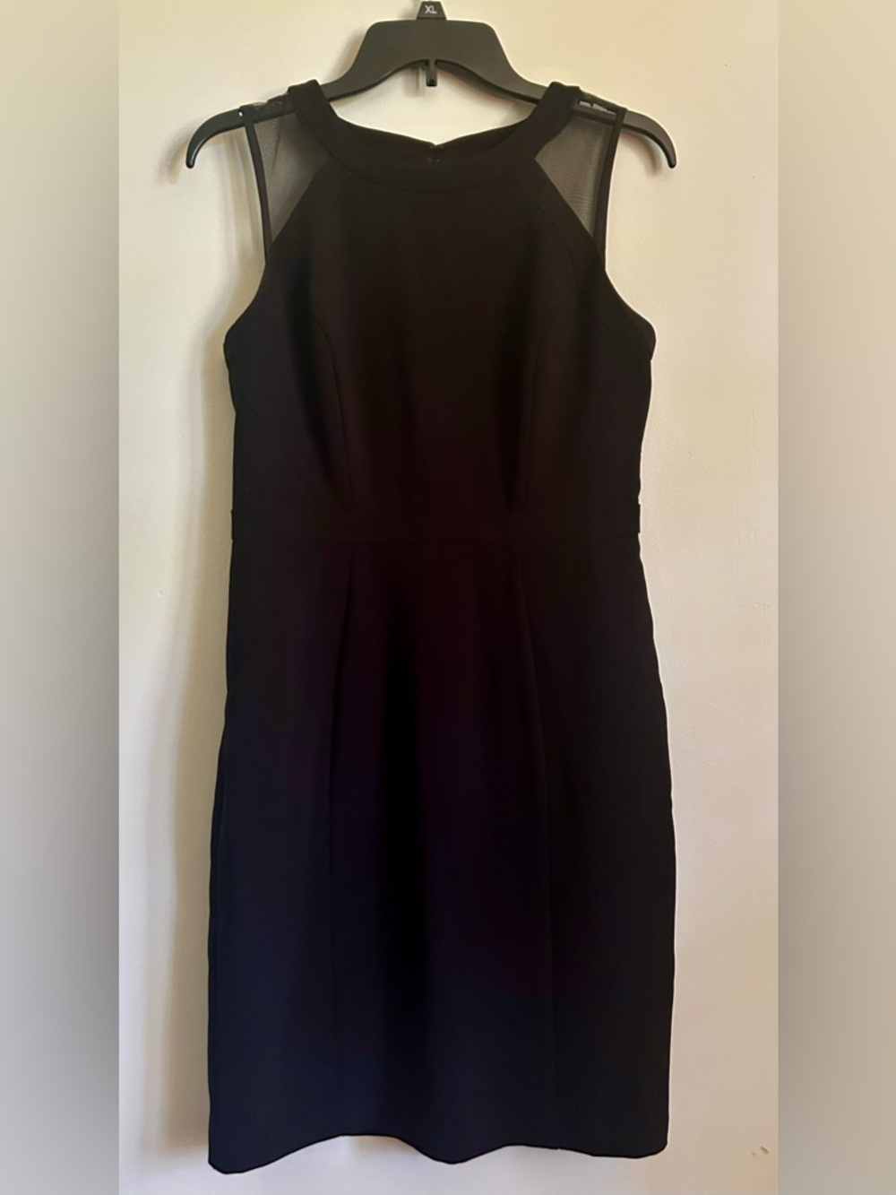 White House Black Market Black Lined Halter Dress